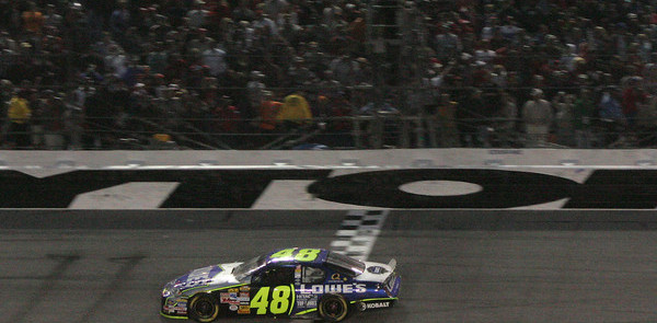 Johnson earns his first Daytona 500 win