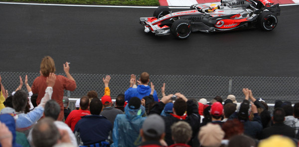 Hamilton tops time charts in Canada practice