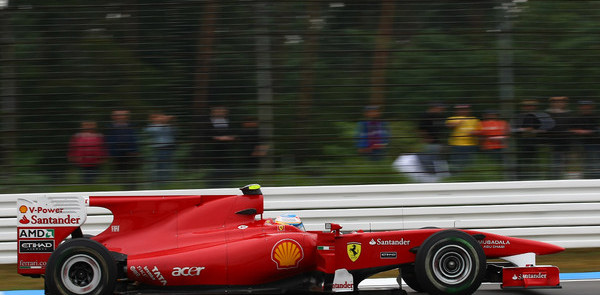 Alonso wins Friday rain dance at Hockenheimring