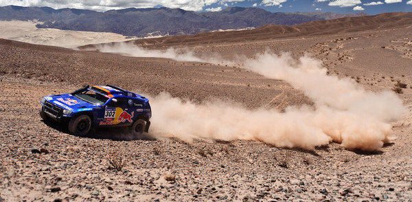 Al-Attiyah now an hour ahead as Sainz falters