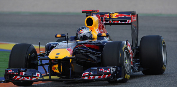 Valencia kicks off pre-season testing, Vettel on top