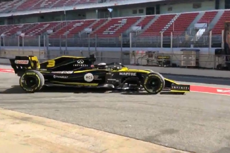 Daniel Ricciardo mit Renault-Debüt bei Shakedown in Barcelona