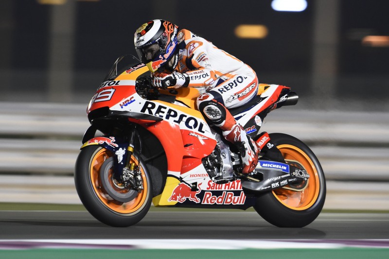 Wegen Verletzung: Lorenzo am ersten Katar-Testtag weit hinten