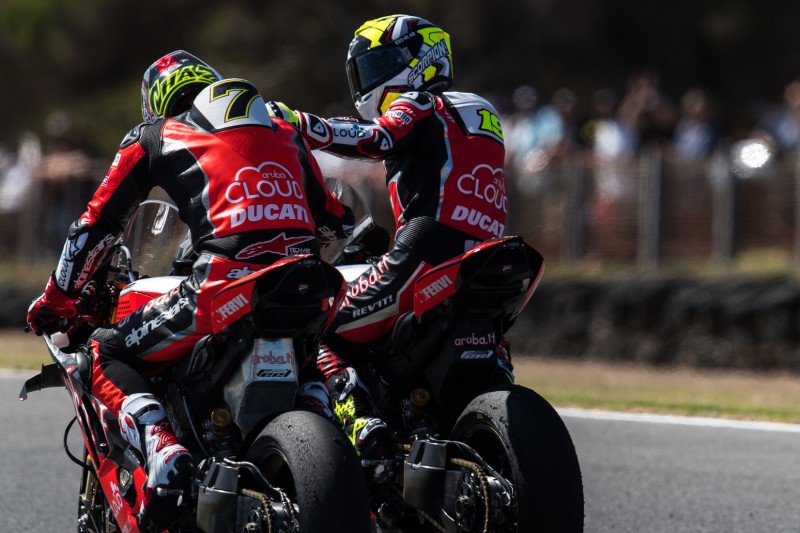 Enttäuschender Auftakt: Chaz Davies mit der neuen V4-Ducati nur im Mittelfeld