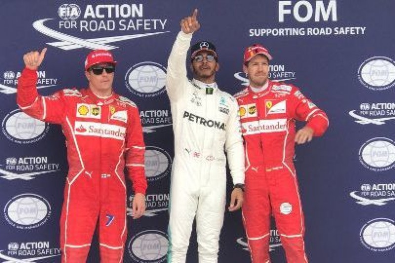 Hamilton utrzymał pole position