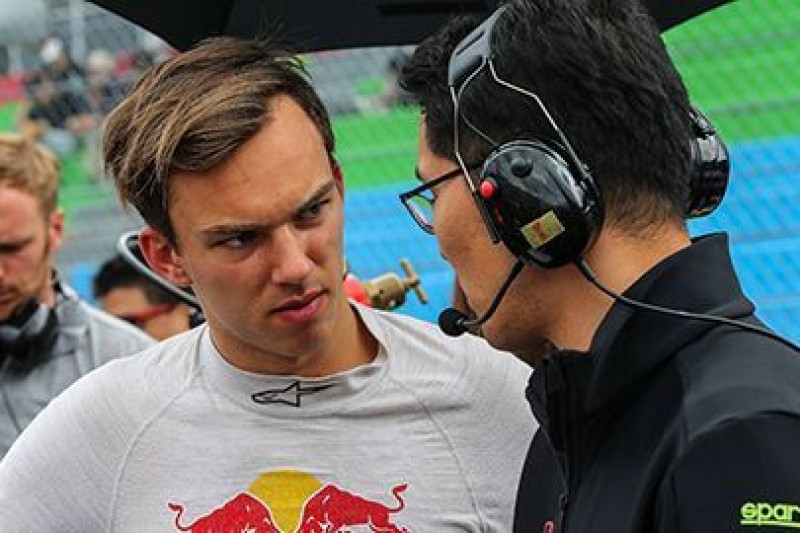 Gasly na testach Red Bulla