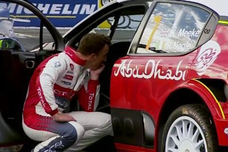 Meeke urwał koło, oes dla Kopecky'ego
