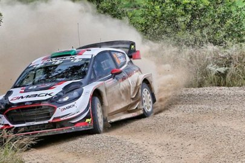 Evans uciekł przed deszczem