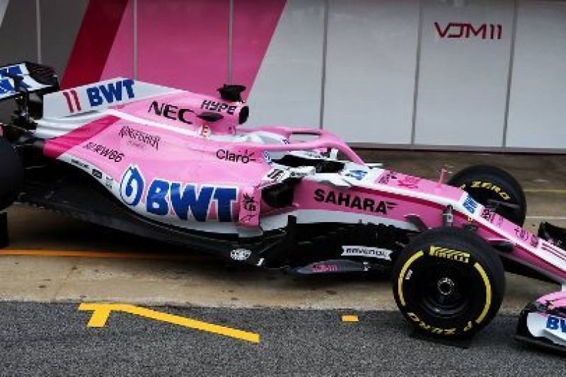 VJM11 odsłonięty w Montmeló