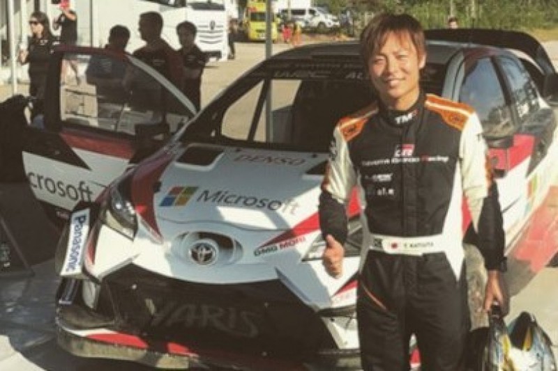 Katsuta testuje Yarisa WRC