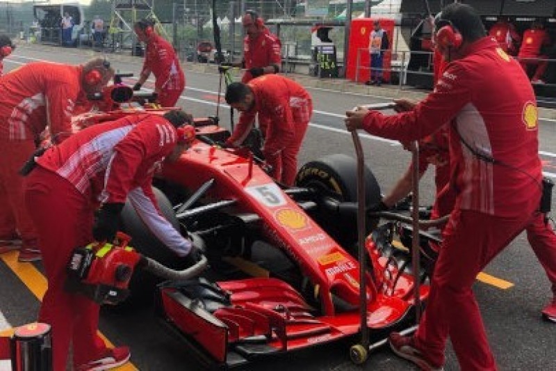 Vettel z poprawionym silnikiem