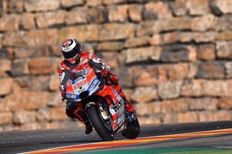 Lorenzo z pole position, Rossi odpadł w Q1