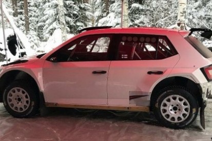 Grönholm testuje Fabię R5