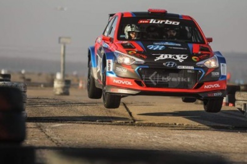 Byśkiniewicz i Hyundai i20 R5 na Moto Orkiestrze