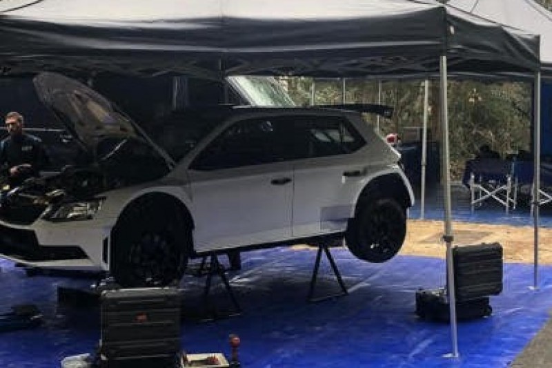 Rovanperä testował z HK Racing