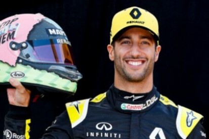Śmiały kask Ricciardo