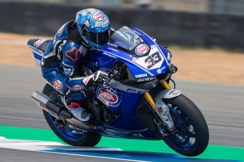 Stabilitätsprobleme: Marco Melandri erlebt mit der Yamaha R1 ein Deja-vu