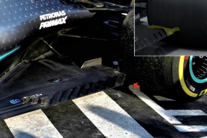 Formel-1-Technik: An dieser Stelle war Lewis Hamiltons Unterboden kaputt