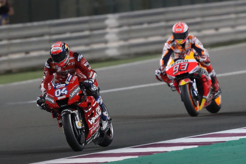 Marquez in Katar unter Gelb überholt: Warum Dovizioso ohne Strafe davonkam