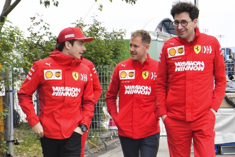 Ferrari-Teamchef Binotto: Vettel hat bessere Titelchancen als Leclerc