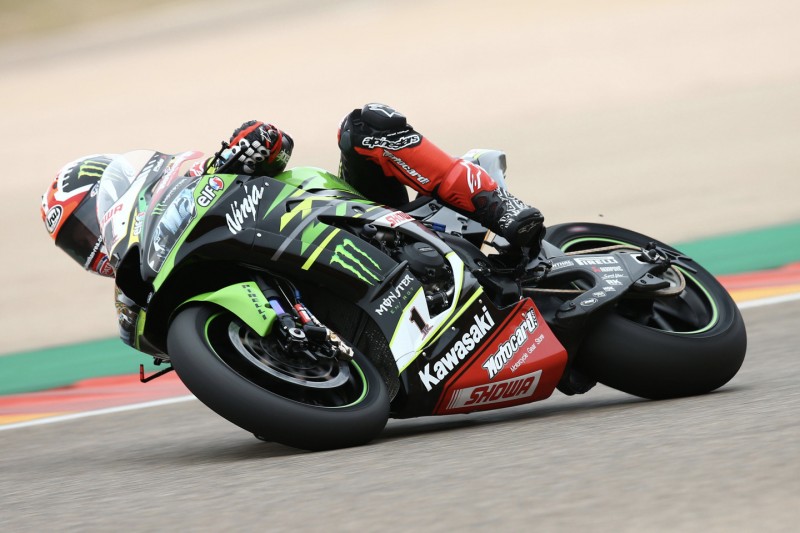 WSBK Assen FT1: Jonathan Rea vorn, Alvaro Bautista Vierter