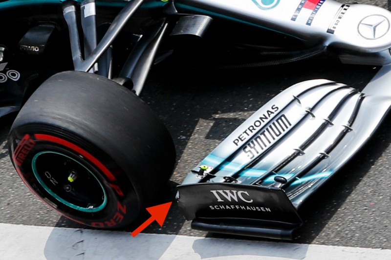 FIA zufrieden: So modifizierte Mercedes seinen umstrittenen Frontflügel