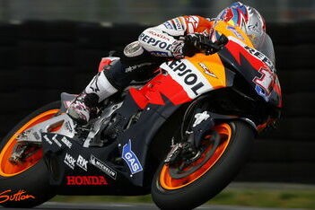 Nicky Hayden mist tweede startrij
