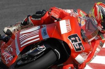 Capirossi kende een "verschrikkelijke zaterdag"