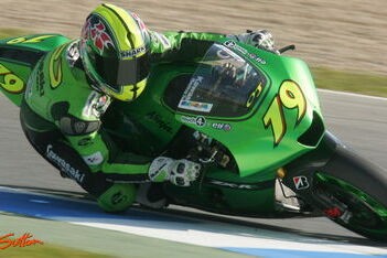 West test voor Kawasaki in Barcelona