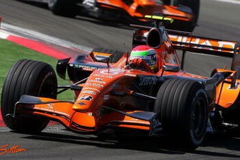 Problemen met brandstofdruk voor Spyker F1