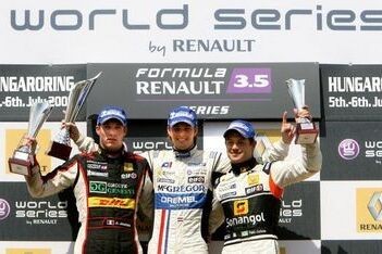 Van der Garde wint eerste race Hongarije