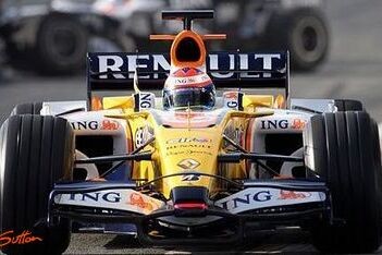 Grosjean in actie voor Renault op eerste dag