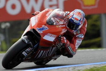 Stoner vooral bezig met GP9-test in Valencia
