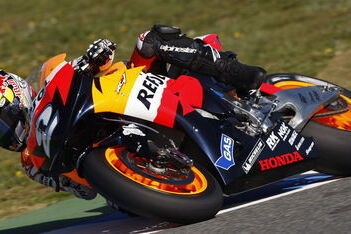 Pedrosa naar snelste tijd op eerste dag Jerez