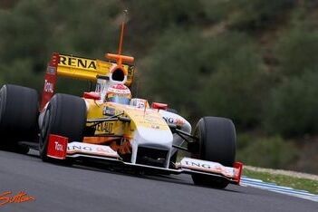 Alonso snelste op vierde testdag in Jerez