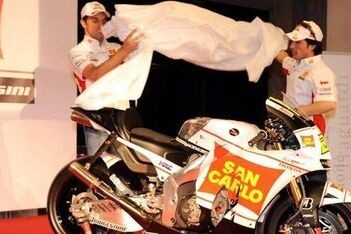 Gresini houdt teampresentatie in Milaan