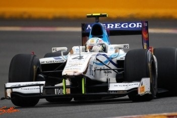 Van der Garde kent dramatische middag in België