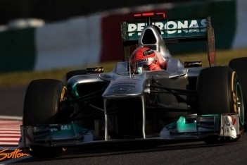 Schumacher 'best of the rest' op Suzuka