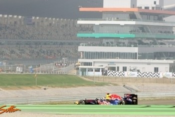 Vettel rijdt snelste tijd in zaterdagtraining India