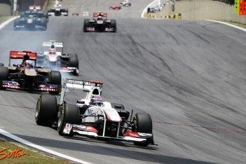 Kobayashi rijdt Sauber naar negende positie