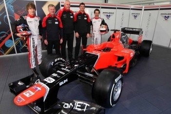 Marussia toont nieuwe wagen op Silverstone