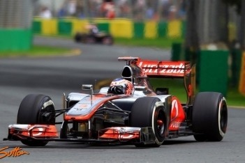 Button snelste in eerste training van 2012