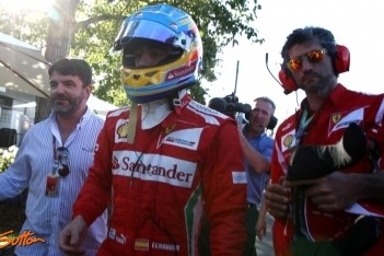Alonso boos op marshals, Massa teleurgesteld