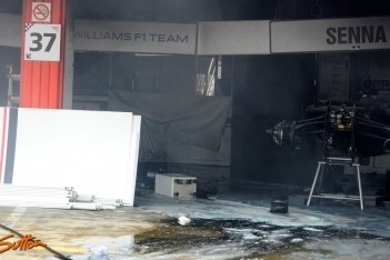 Formule 1-personeel gewond na brand Williams