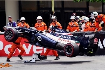 Teleurstelling bij Williams na race in Monaco