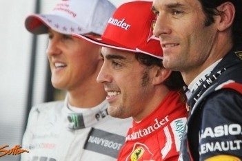 Alonso de beste in verregende Britse kwalificatie