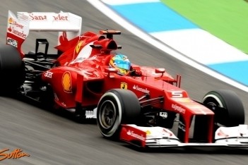 Alonso snelste in derde training Hockenheim