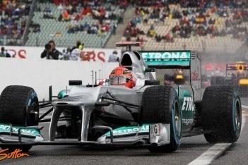 Schumacher blij met derde startplek in Hockenheim
