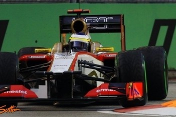 De la Rosa ontvangt gridstraf in Singapore