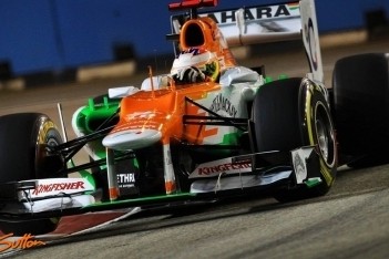 Di Resta scoort waardevolle punten in Singapore